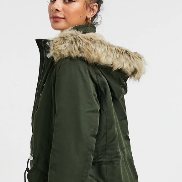 NWT ASOS | $125 Winter Hooded Parka - Picture 8 of 9